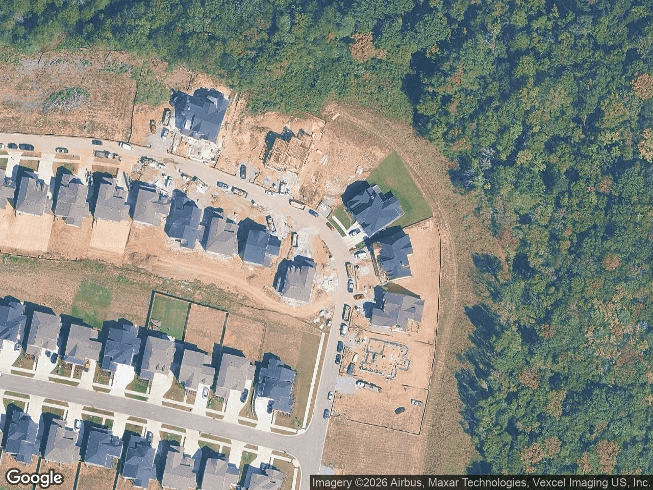 New homes under construction in Durham Farms' final phase