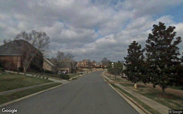 Tree-lined streets inside Blue Ridge.