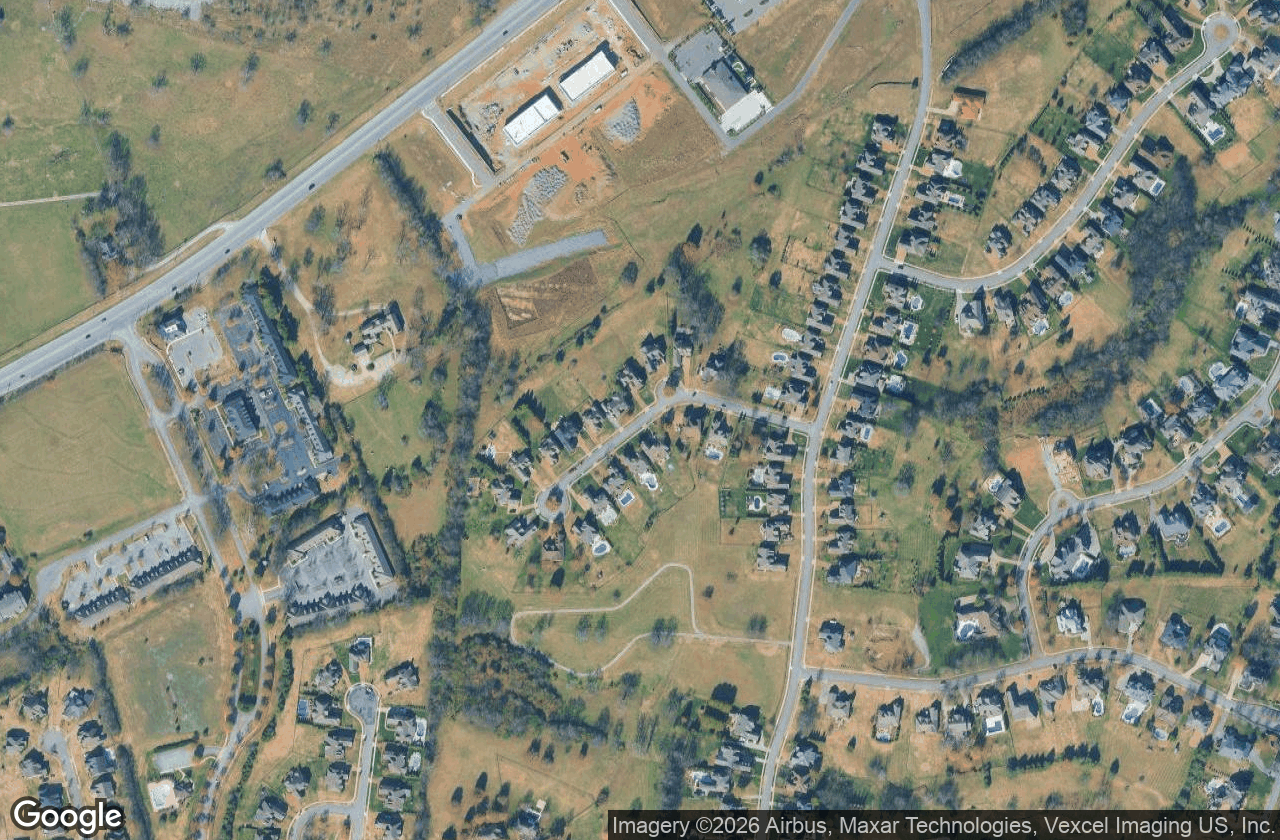Aerial view of Bluegrass Downs, Hendersonville