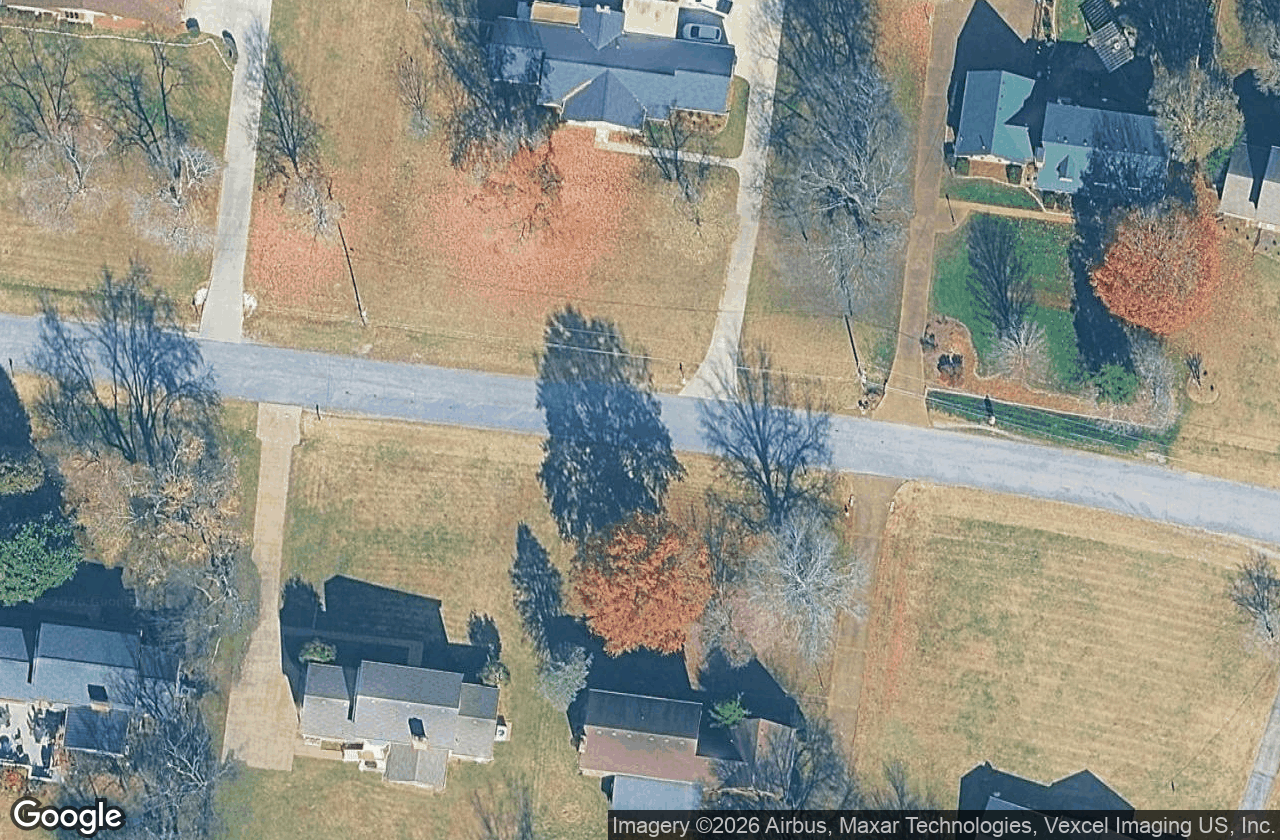 Large wooded lots from above.
