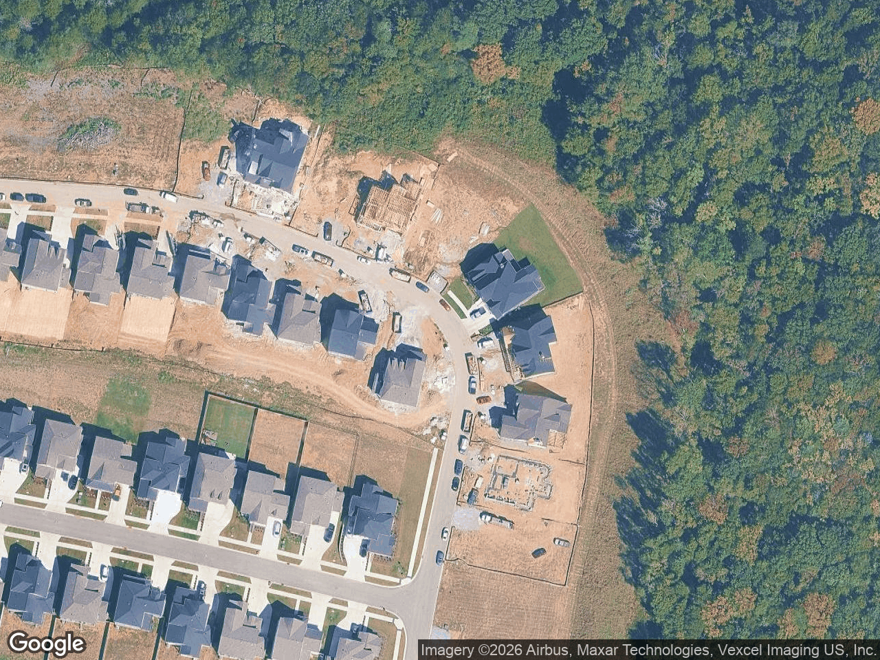 New homes under construction in Durham Farms' final phase
